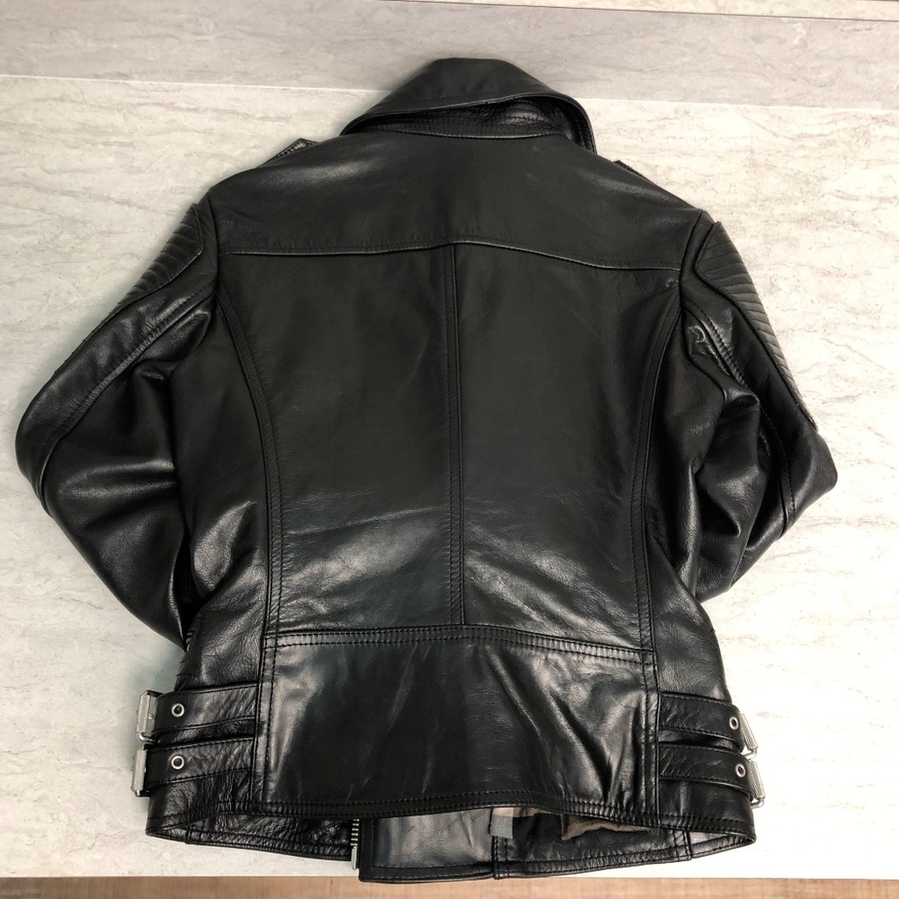 Burberry Women's Leather Bomber Jacket - Picture 3 of 8